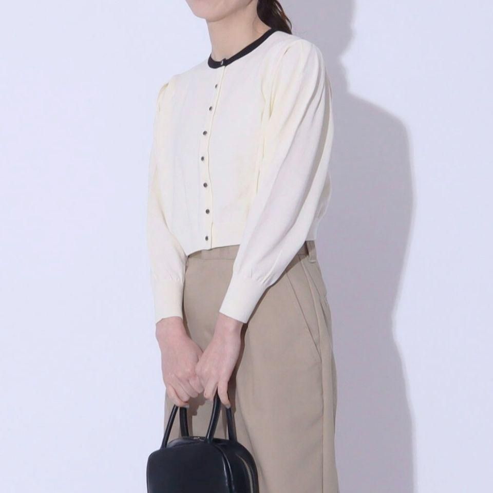 CHILD WOMAN - Cool Cotton クルーネックショートカーディガン