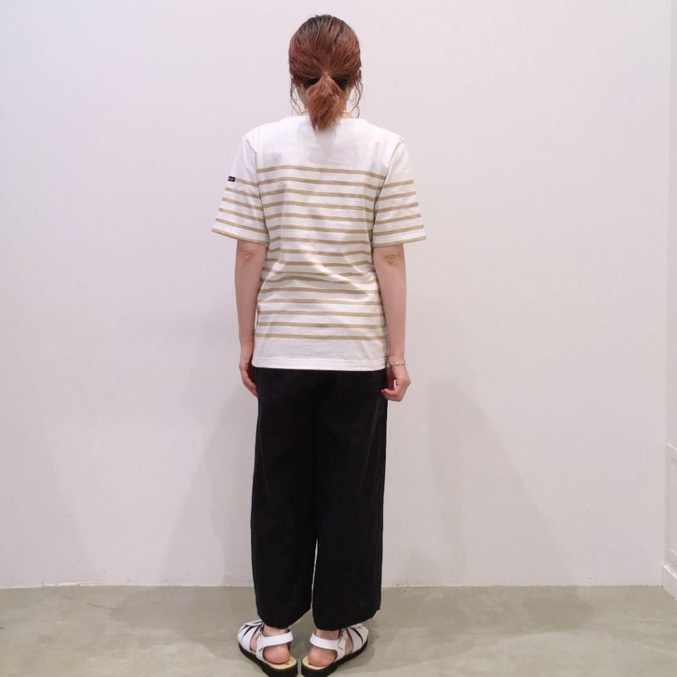 Le minor - 21G パネルボーダー 半袖バスクシャツ（51531）正規