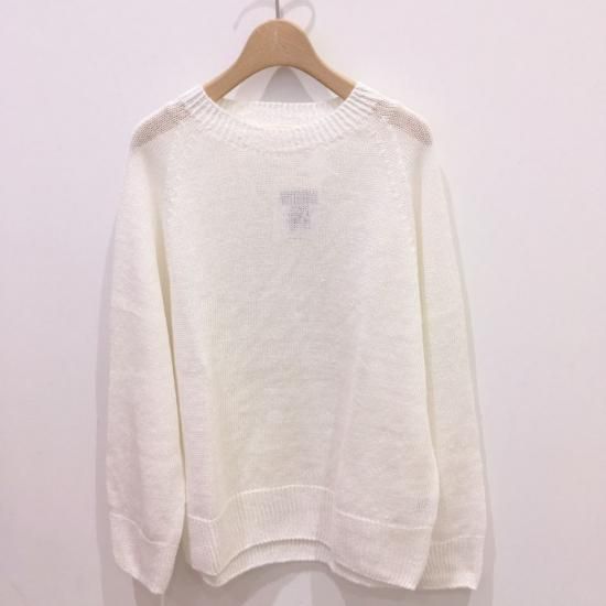 SARAHWEAR - Linen Knit CrewneckC11586