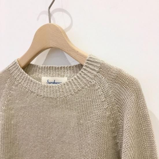 SARAHWEAR - Linen Knit CrewneckC11586