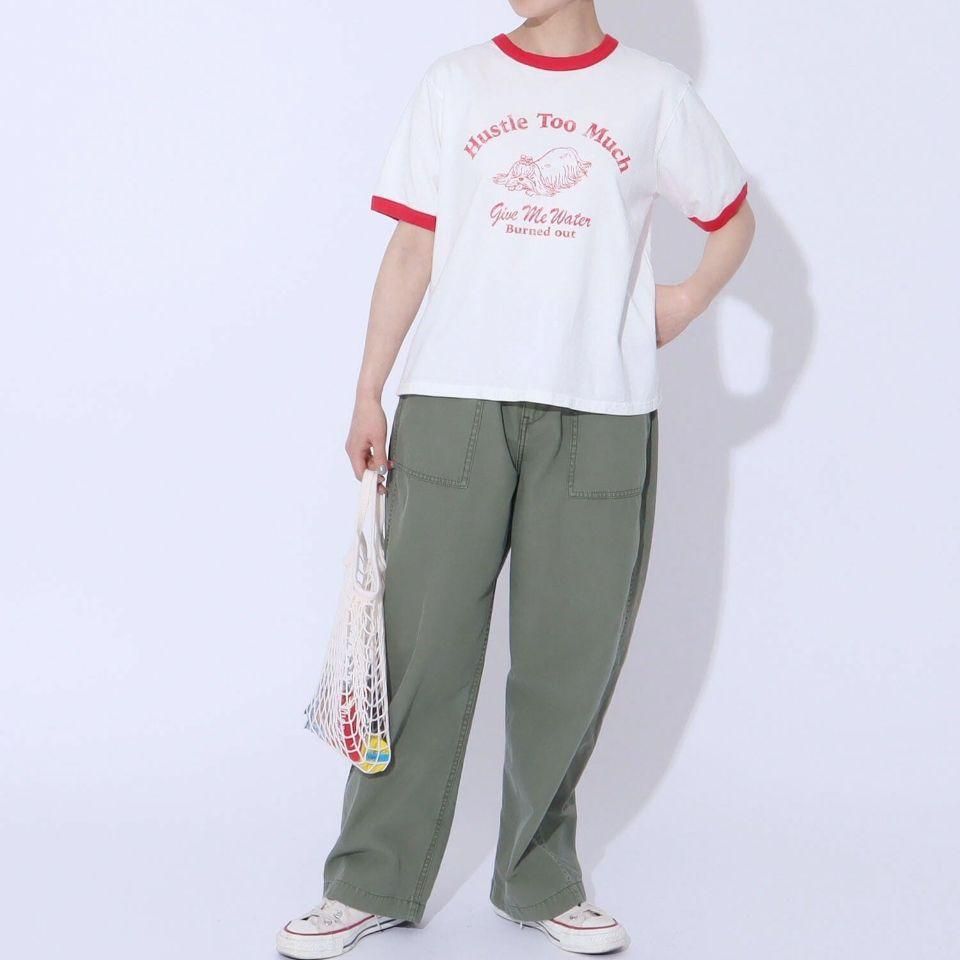 CHILD WOMAN - 夏バテDOG リンガーTシャツ（0101CT025231