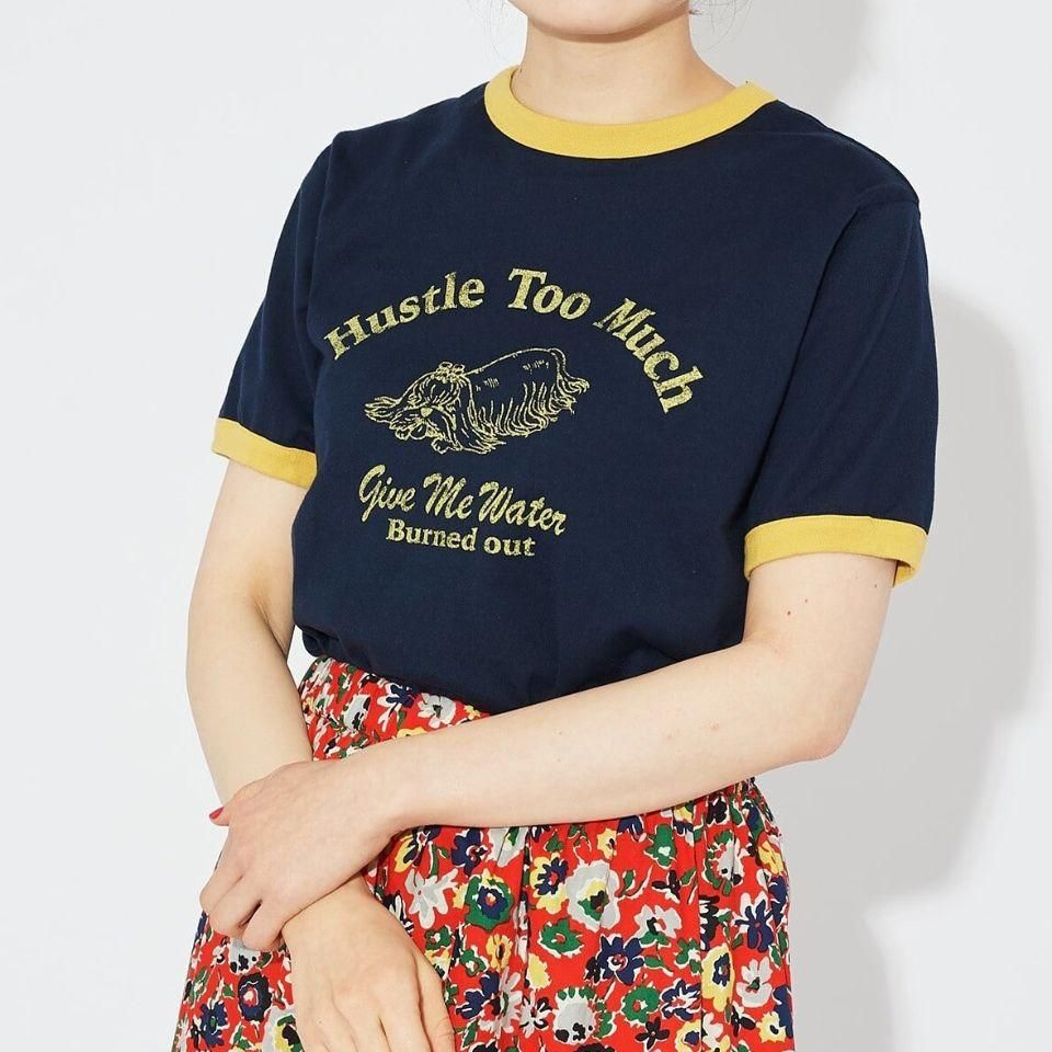 CHILD WOMAN - 夏バテDOG リンガーTシャツ（0101CT025231