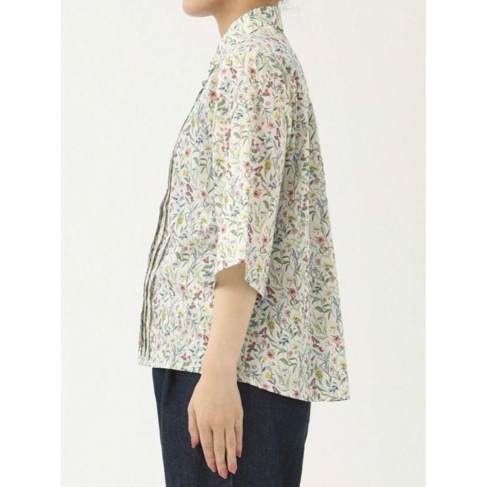 sosotto - リバティプリント・ピンタックブラウス＜6分袖＞（42332911