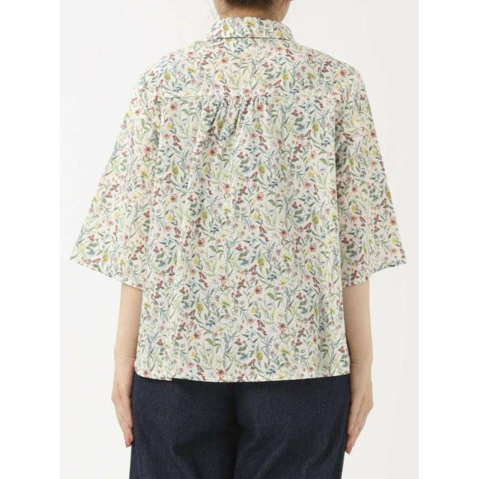 sosotto - リバティプリント・ピンタックブラウス＜6分袖＞（42332911