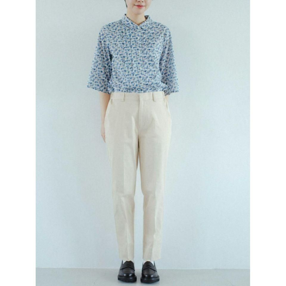 sosotto - リバティプリント・ピンタックブラウス＜6分袖＞（42332911