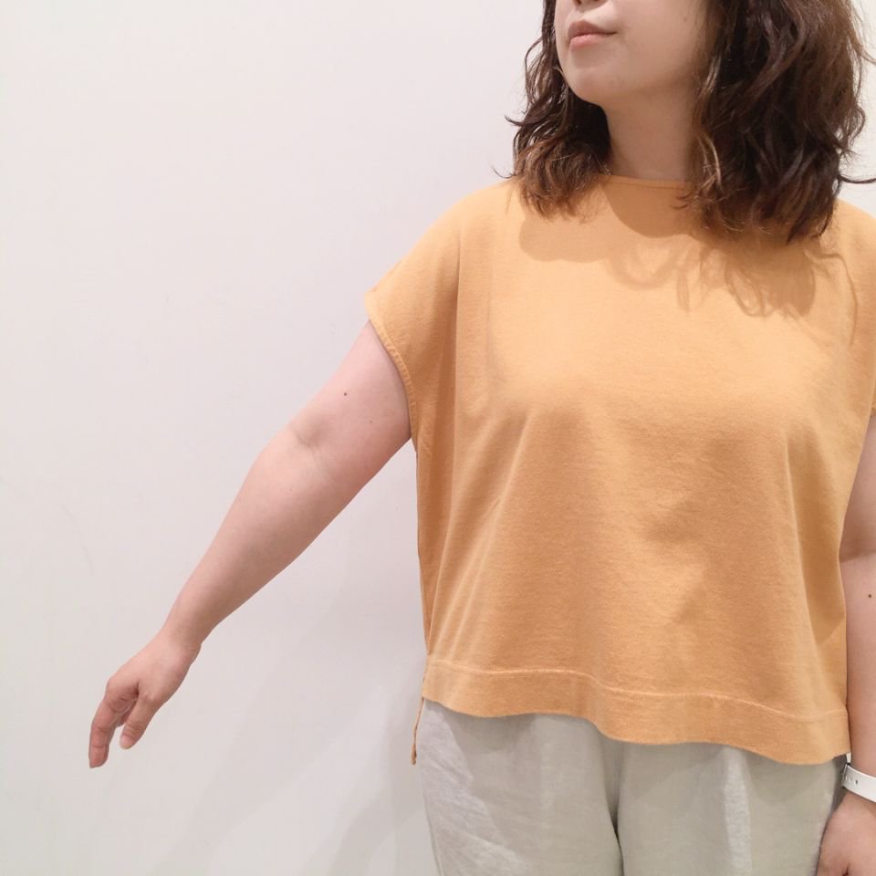 SARAHWEAR - ＜Laetitia＞Cotton Jersey French Sleeve Tee（C91314）