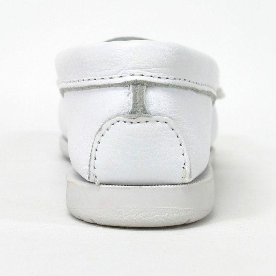 MINNETONKA - TASSEL BOAT MOC WHITE (204TJ)（正規取扱品