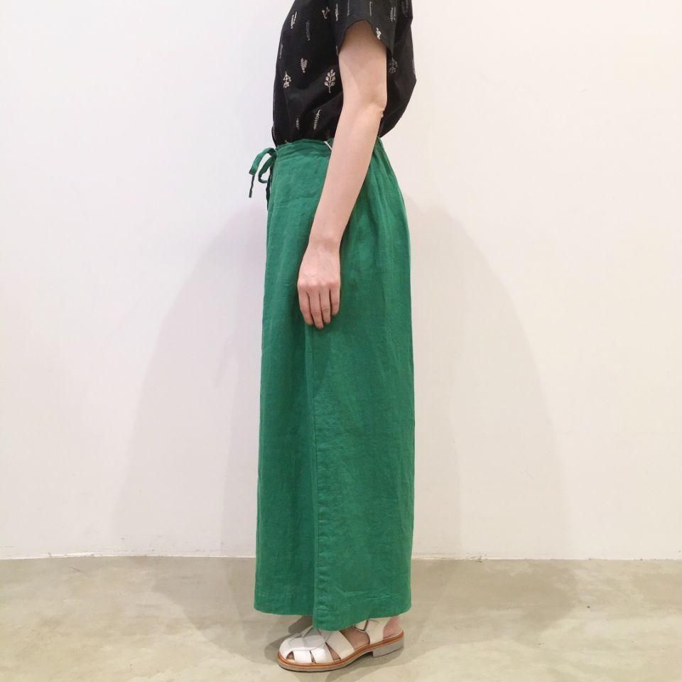SARAHWEAR - <Tamiyo>Linen Cloth Wide Pants(C30491)