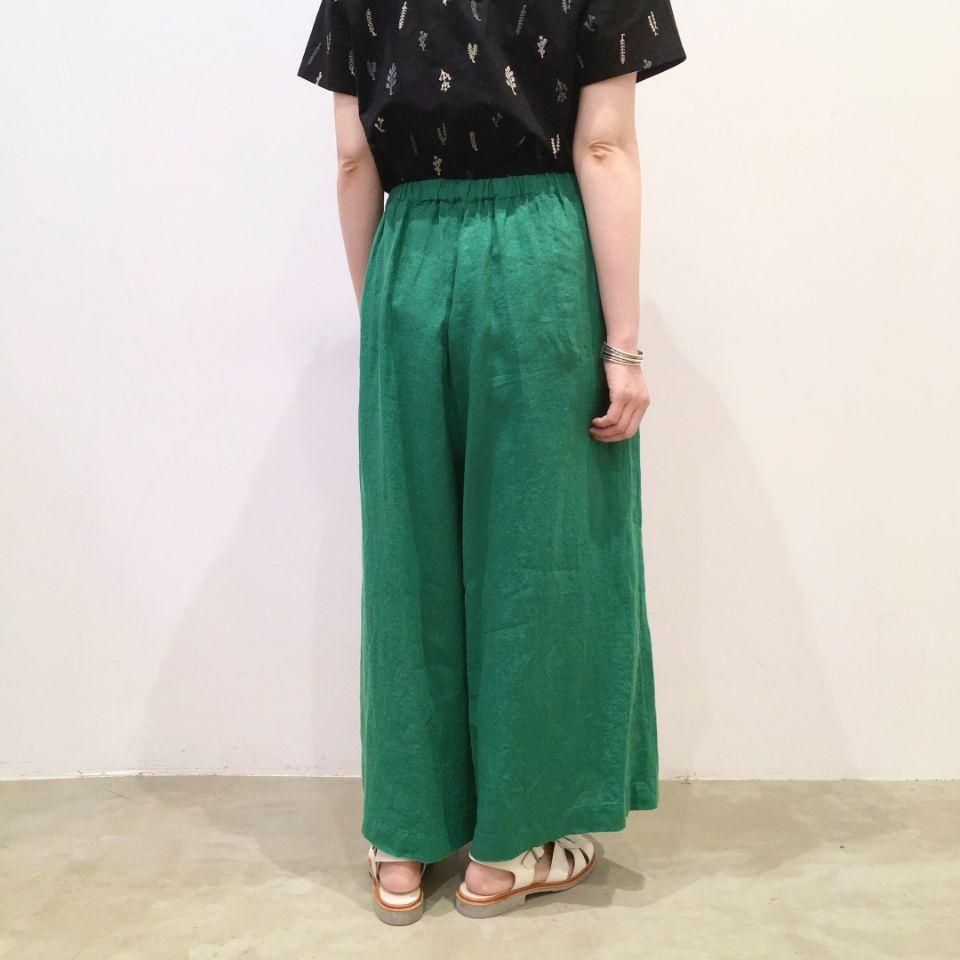 SARAHWEAR - <Tamiyo>Linen Cloth Wide Pants(C30491)