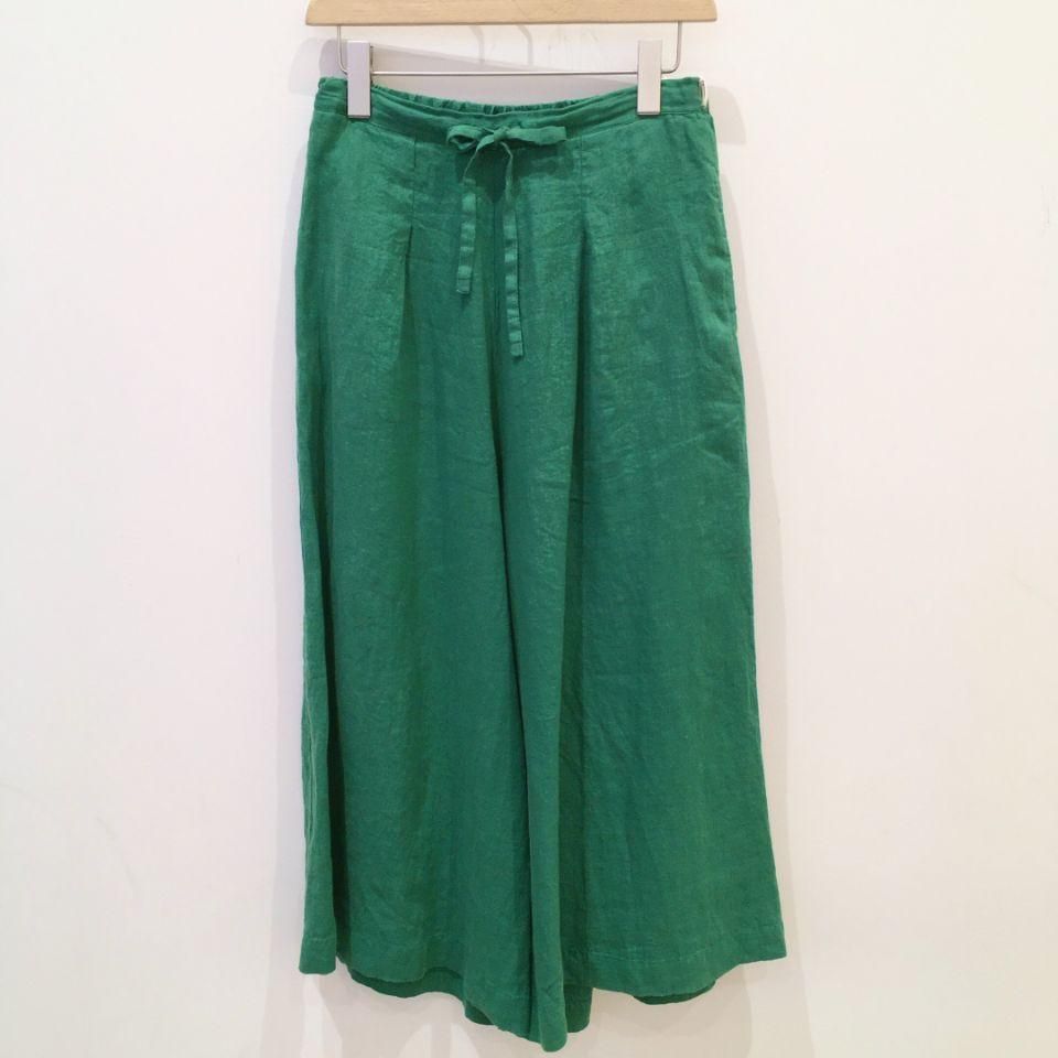 SARAHWEAR - <Tamiyo>Linen Cloth Wide Pants(C30491)