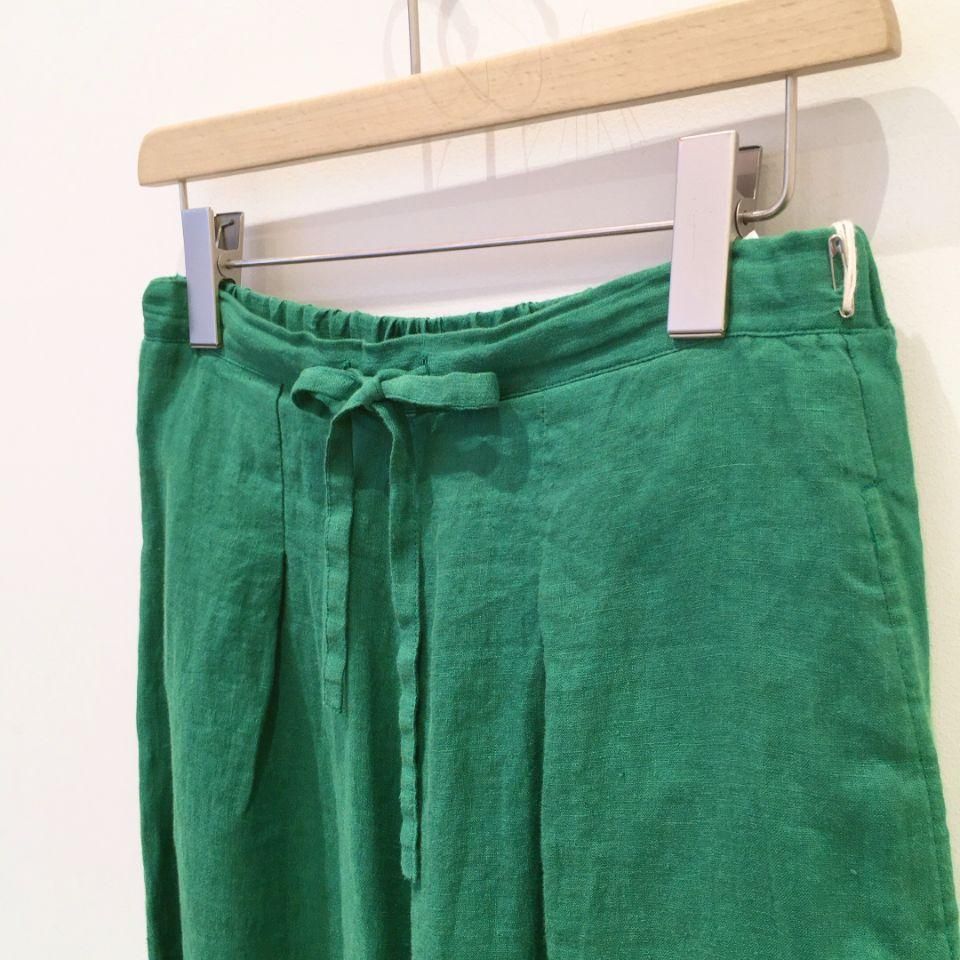 SARAHWEAR - <Tamiyo>Linen Cloth Wide Pants(C30491)