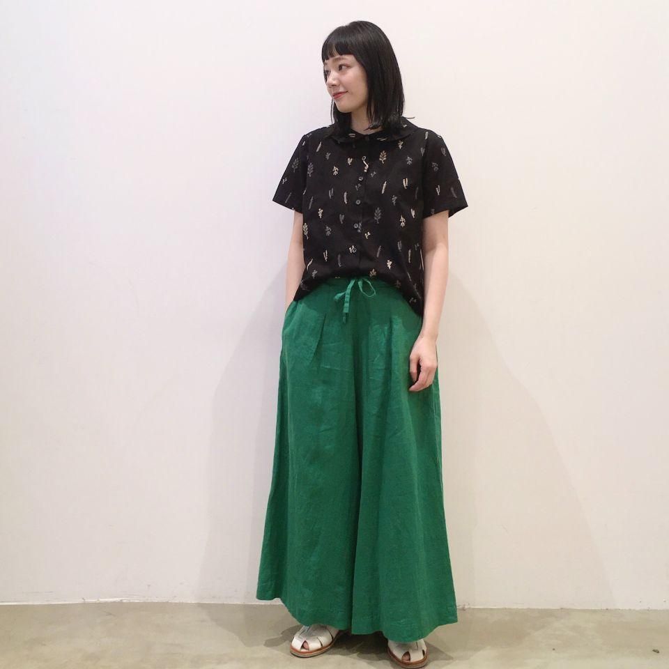 SARAHWEAR - <Tamiyo>Linen Cloth Wide Pants(C30491)