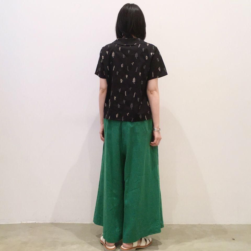 SARAHWEAR - <Tamiyo>Linen Cloth Wide Pants(C30491)