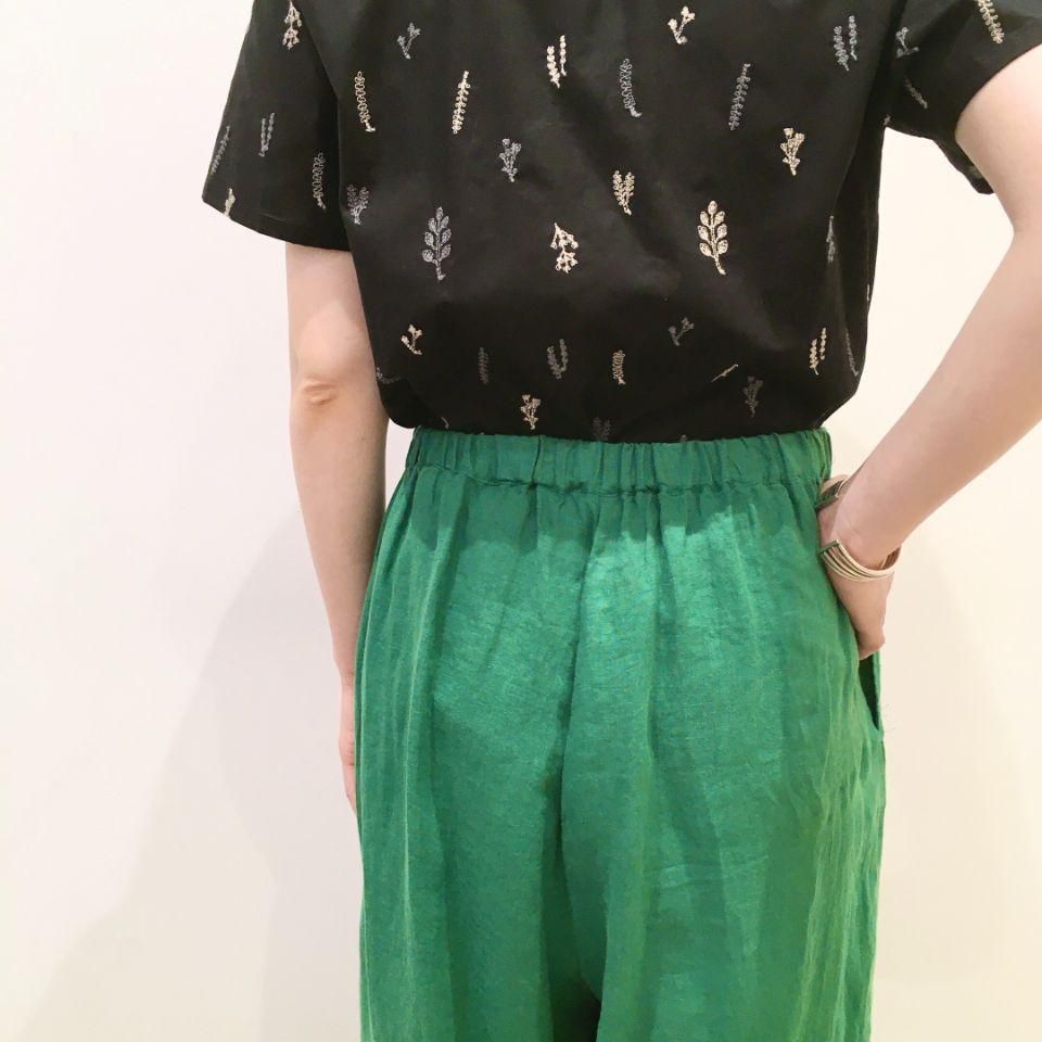 SARAHWEAR - <Tamiyo>Linen Cloth Wide Pants(C30491)