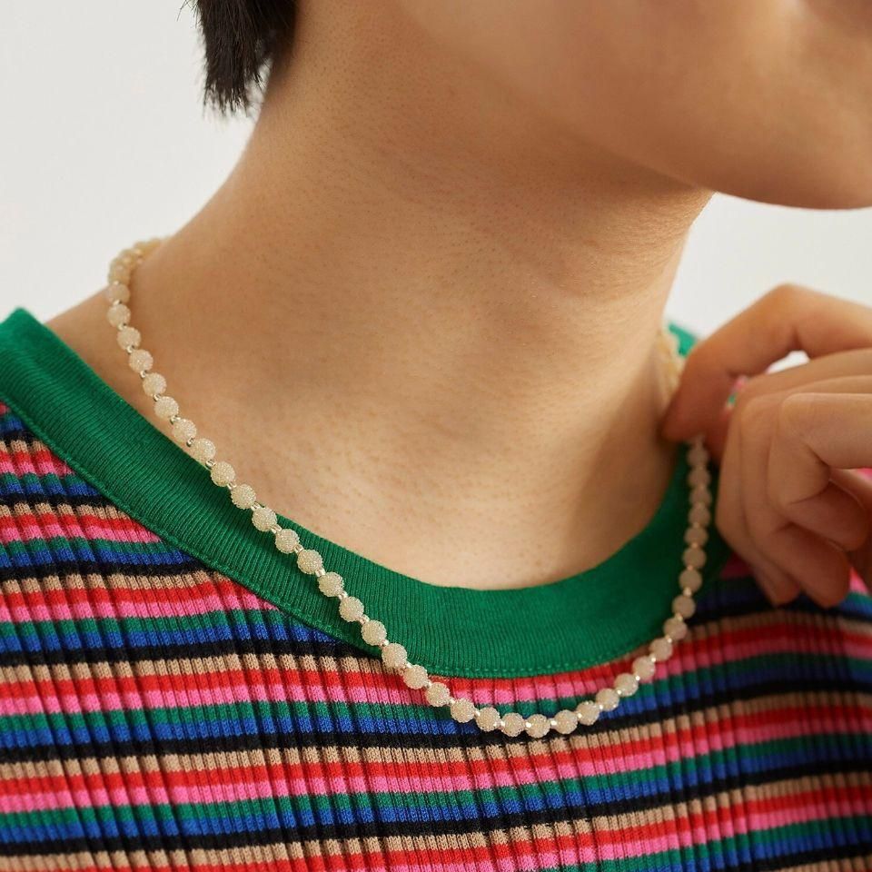 【お値下げ済みちくわ様】モルダバイト ミックス ビーズ ネックレス お値下げ済みちくわ様】モルダバイト ミックス ビーズ ネックレス お