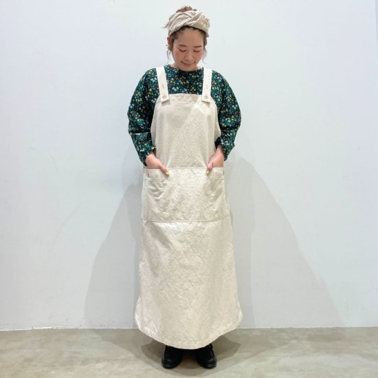 SARAHWEAR - Cotton Linen Canvas Jumper Skirt（C4243）