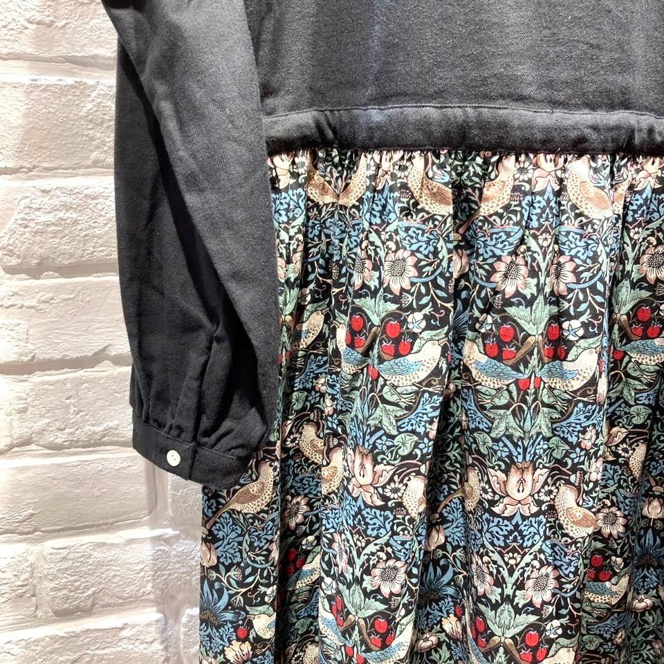 sosotto - ＜BEST OF MORRIS＞チビ襟切替ギャザーワンピース