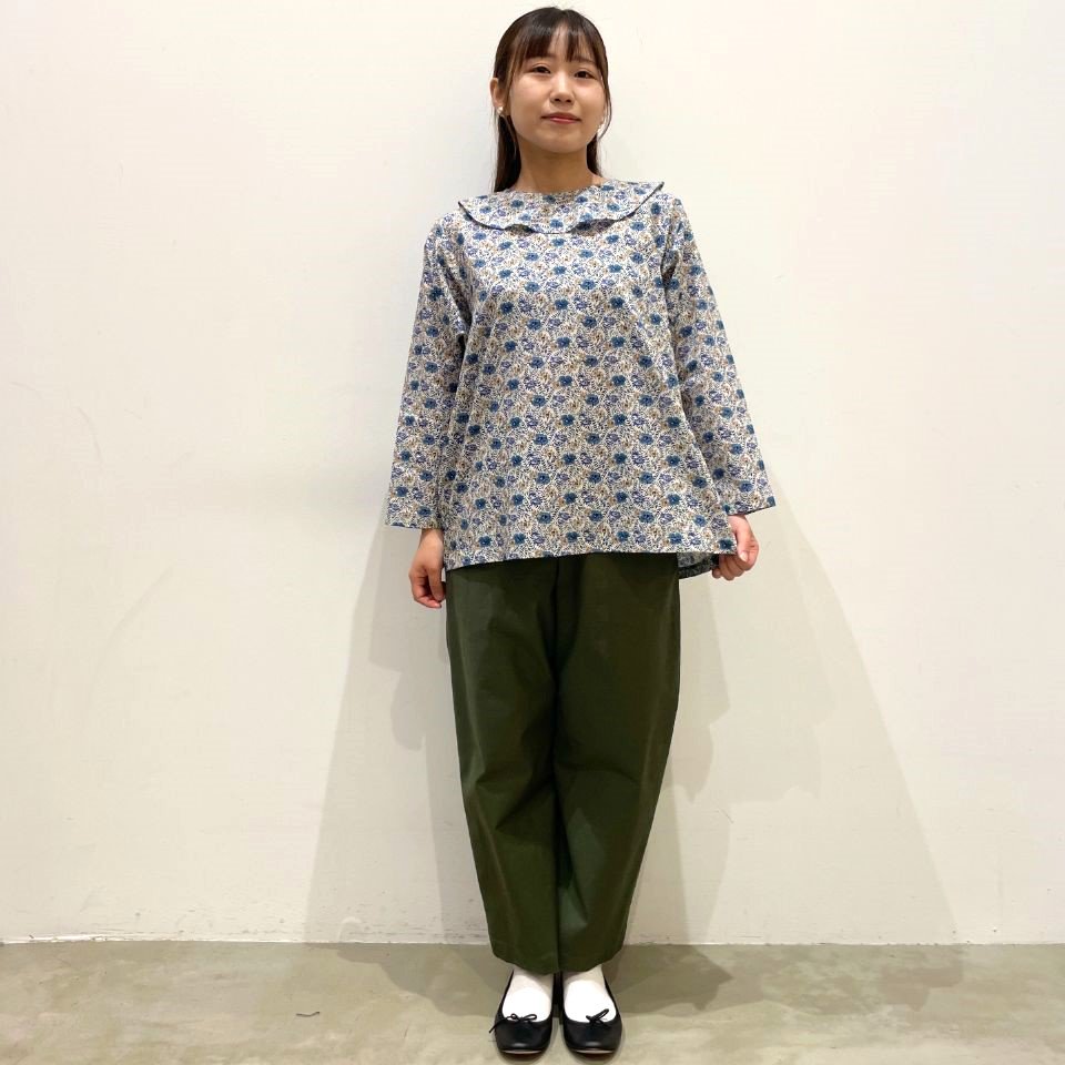 SARAHWEAR - Liberty Ruffle Collar Blouse（C52882） - Sheth Online Store -  シスオンラインストア