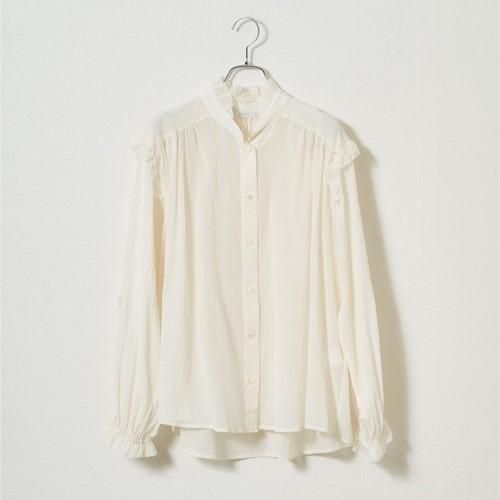 Liyoca - コットンシフォンブラウス(M1100) - Sheth Online Liyoca - コットンシフォンブラウス(M1100) - Sheth Online