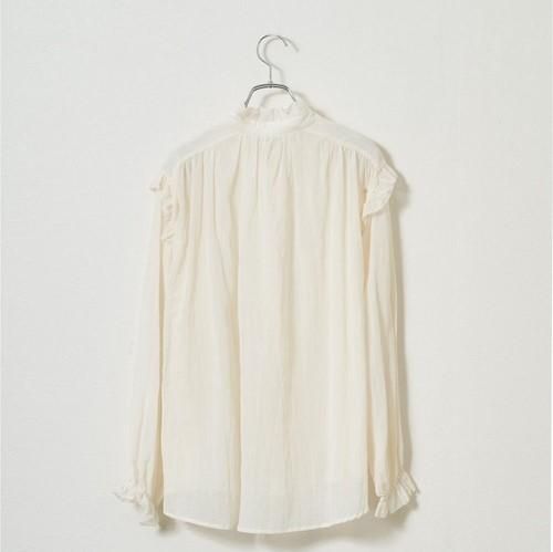 Liyoca - コットンシフォンブラウス(M1100) - Sheth Online Liyoca - コットンシフォンブラウス(M1100) - Sheth Online