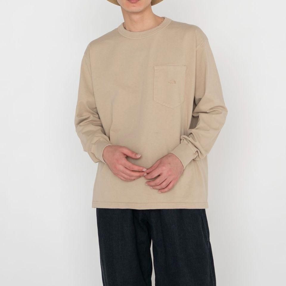 トップス tan THE NORTH FACE PURPLE LABEL - 7oz L/S Pocket Tee ロングスリーブ