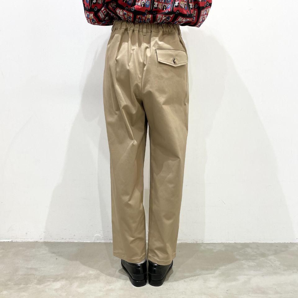 Le minor - チノストレッチ1タックパンツ（EL16302） - Sheth