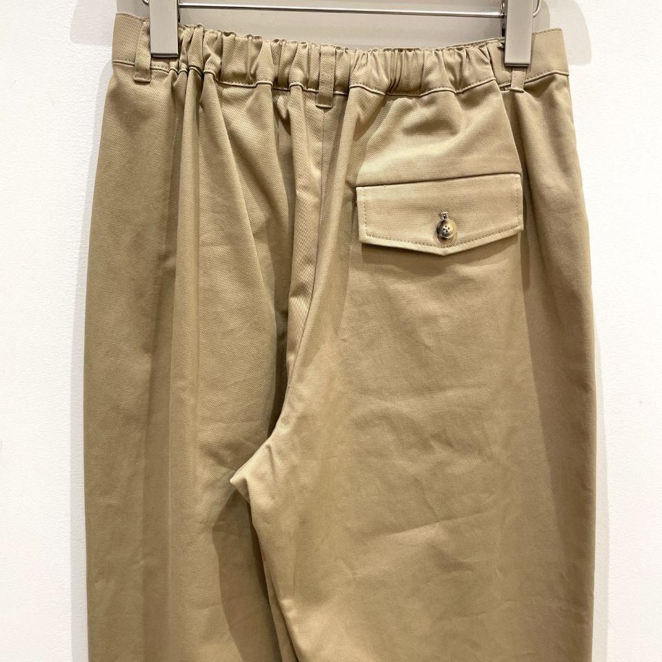夏セール開催中 MAX80%OFF！ Le minor Sheth - チノストレッチ1タックパンツ（EL16302） - Pants