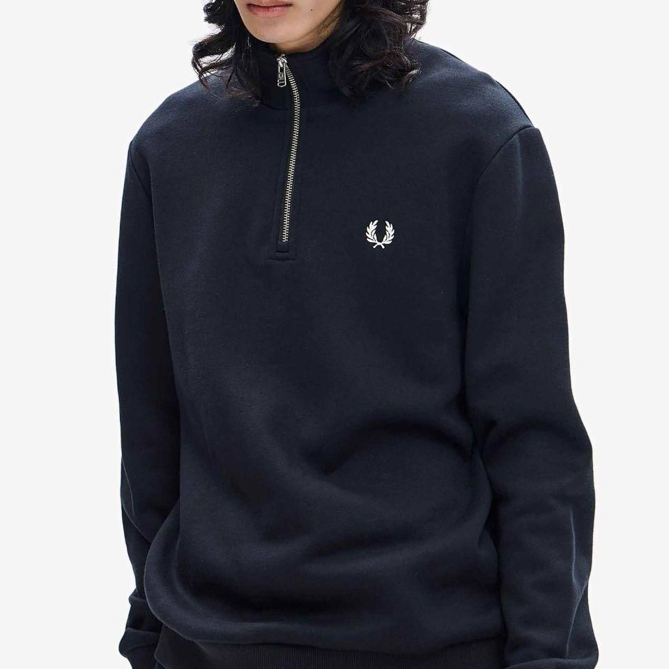 FRED PERRY - Half Zip Sweatshirt（M3574）正規取扱商品