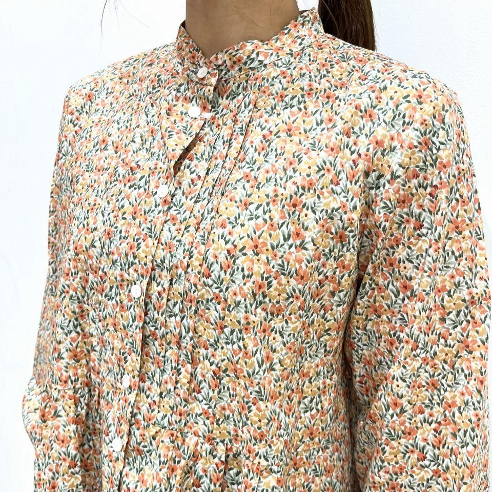 J.Sloane リバティ チュニック Ｍサイズ 新品 J.Sloane - ピンタック切替チュニック（リバティコレクション