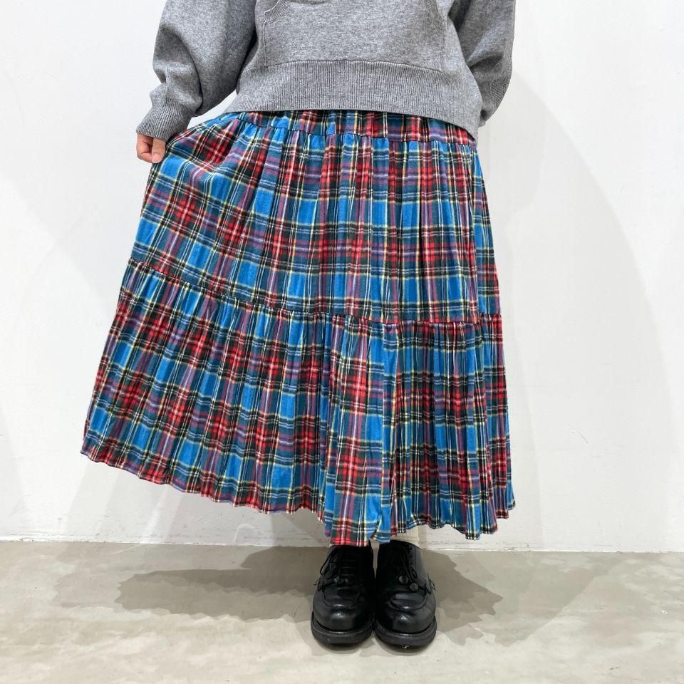 Rockmount - Flannel Check 3段ティアードスカート（正規取扱商品