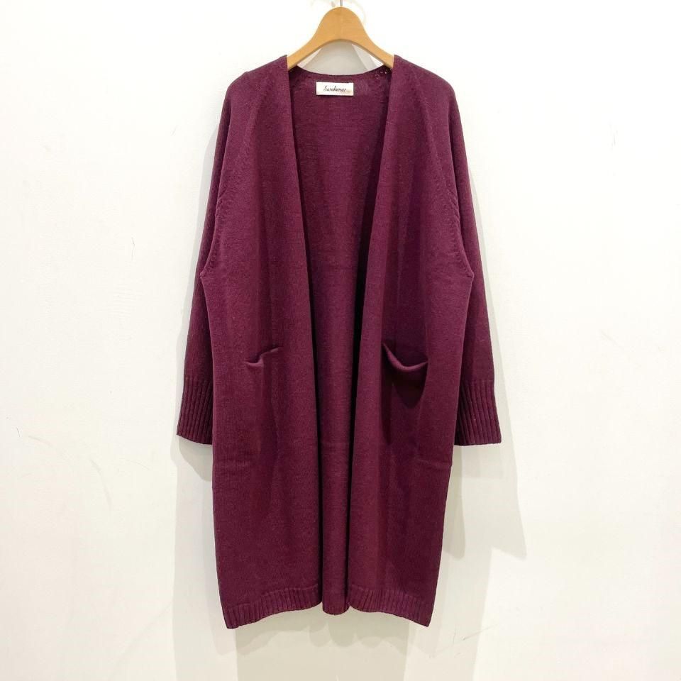 SARAHWEAR - カシミヤ混ロングカーディガン（C11548） - Sheth Online