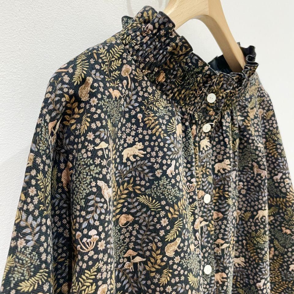 SALE！30%OFF】sosotto ソソット ブラウス リバティコーデュロイ