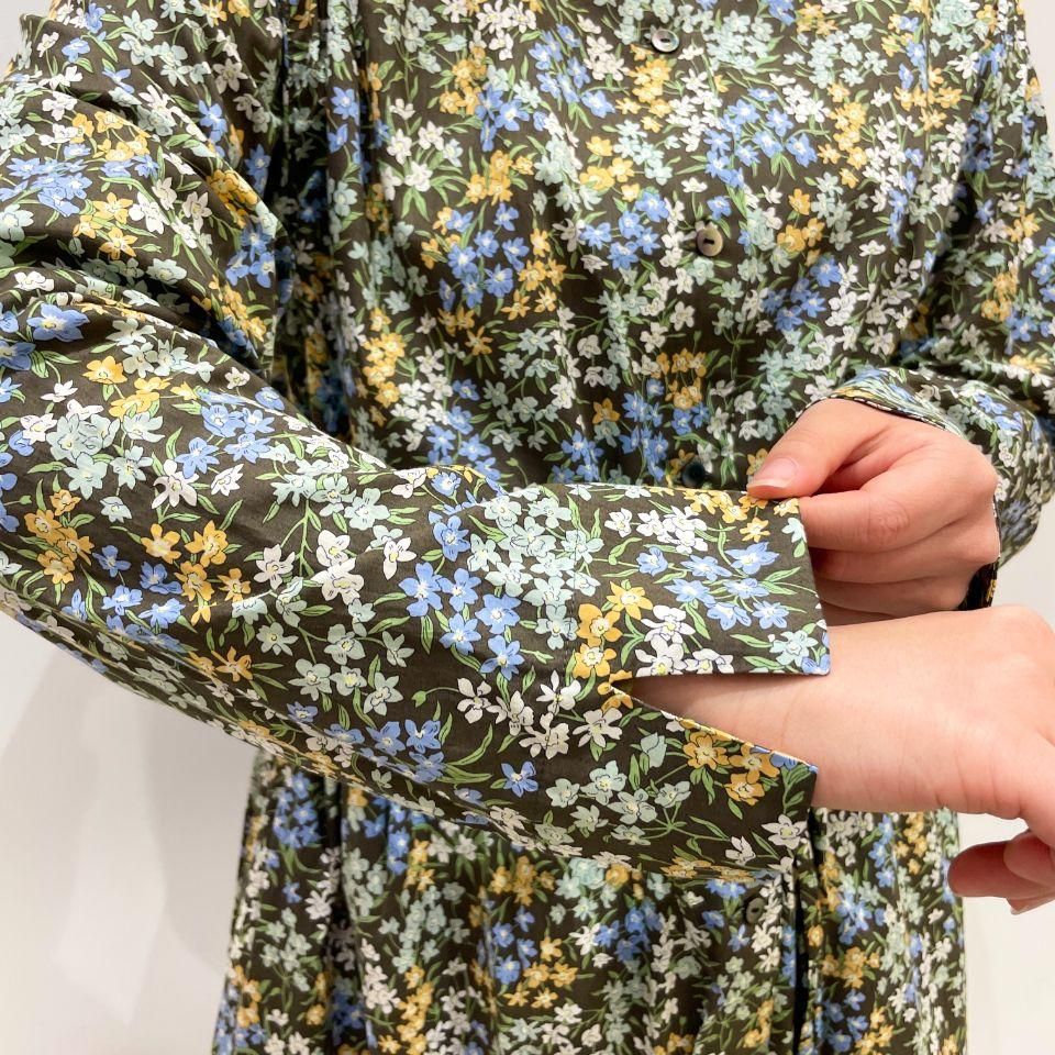 J.Sloane - 前開きリボン付きワンピース【リバティコレクション J.Sloane - 前開きリボン付きワンピース【リバティコレクション