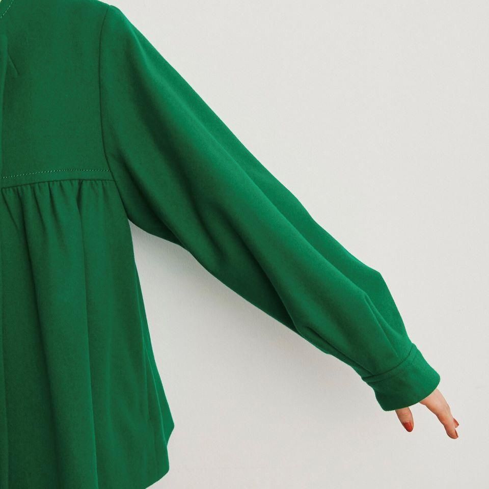 CHILD WOMAN - <Dot and Stripes>スーパー100’sメルトン ショートコート(1101CO002232)(正規取扱品) - Sheth Online Store - シスオンラインストア CHILD WOMAN - <Dot and Stripes>スーパー100’sメルトン ショートコート(1101CO002232)(正規取扱品) - Sheth Online Store - シスオンラインストア