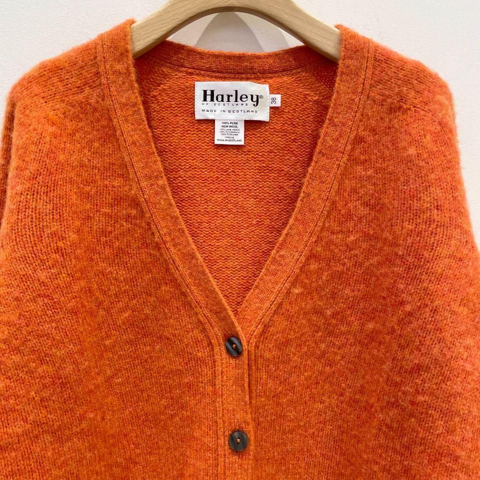 Harley of Scotland - SHAGGY V-NECK CARDIGAN（L3092-3V）正規取扱