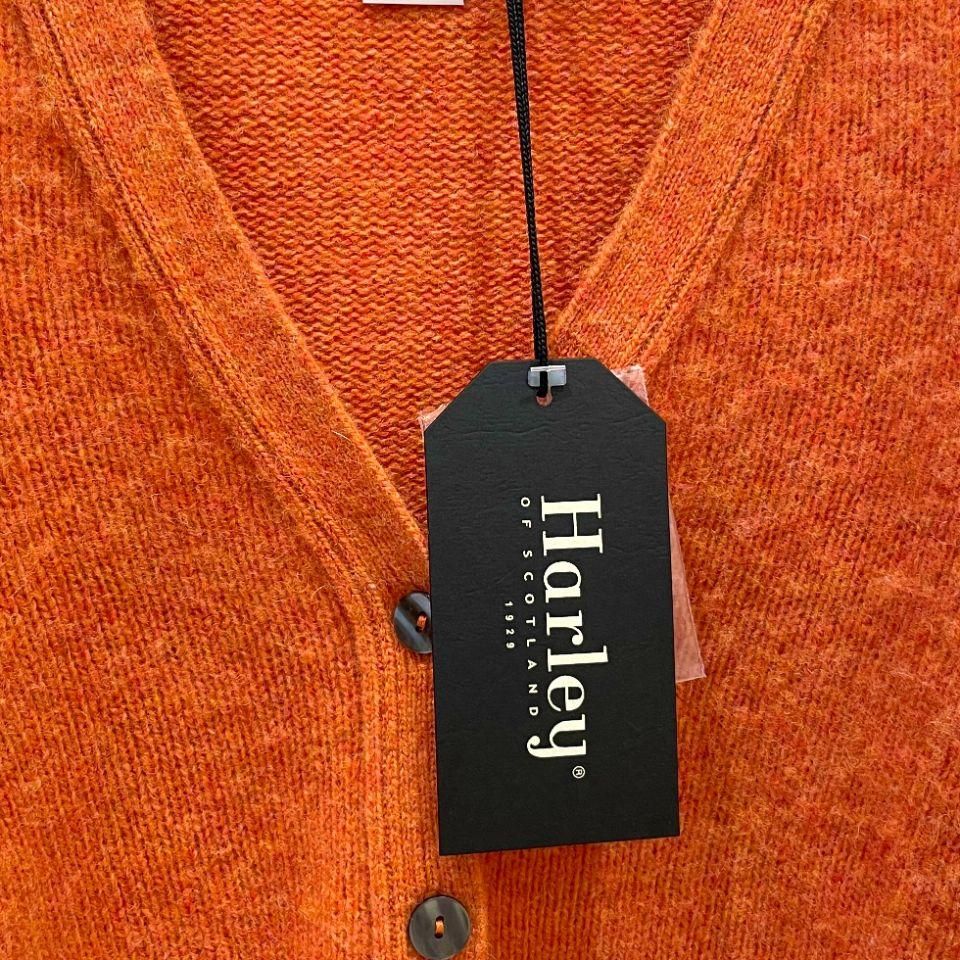 Harley of Scotland - SHAGGY V-NECK CARDIGAN（L3092-3V）正規取扱