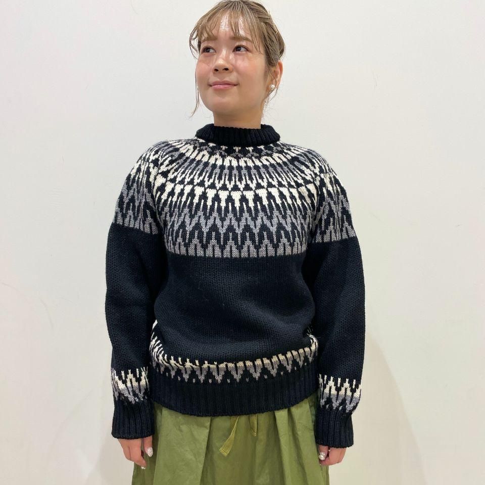 Guernsey Woollens - ガンジーセーター ノルディック柄プル