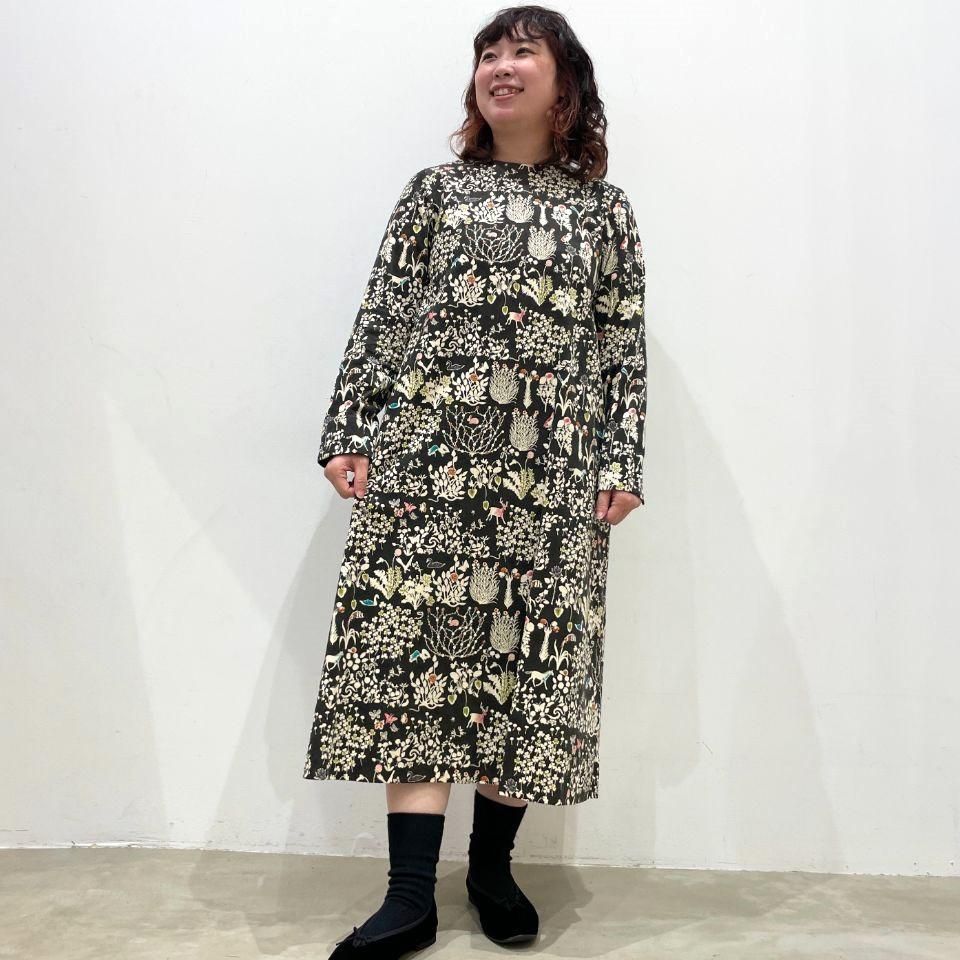 J.Sloane - コーデュロイ ノーカラーワンピース【リバティコレクション