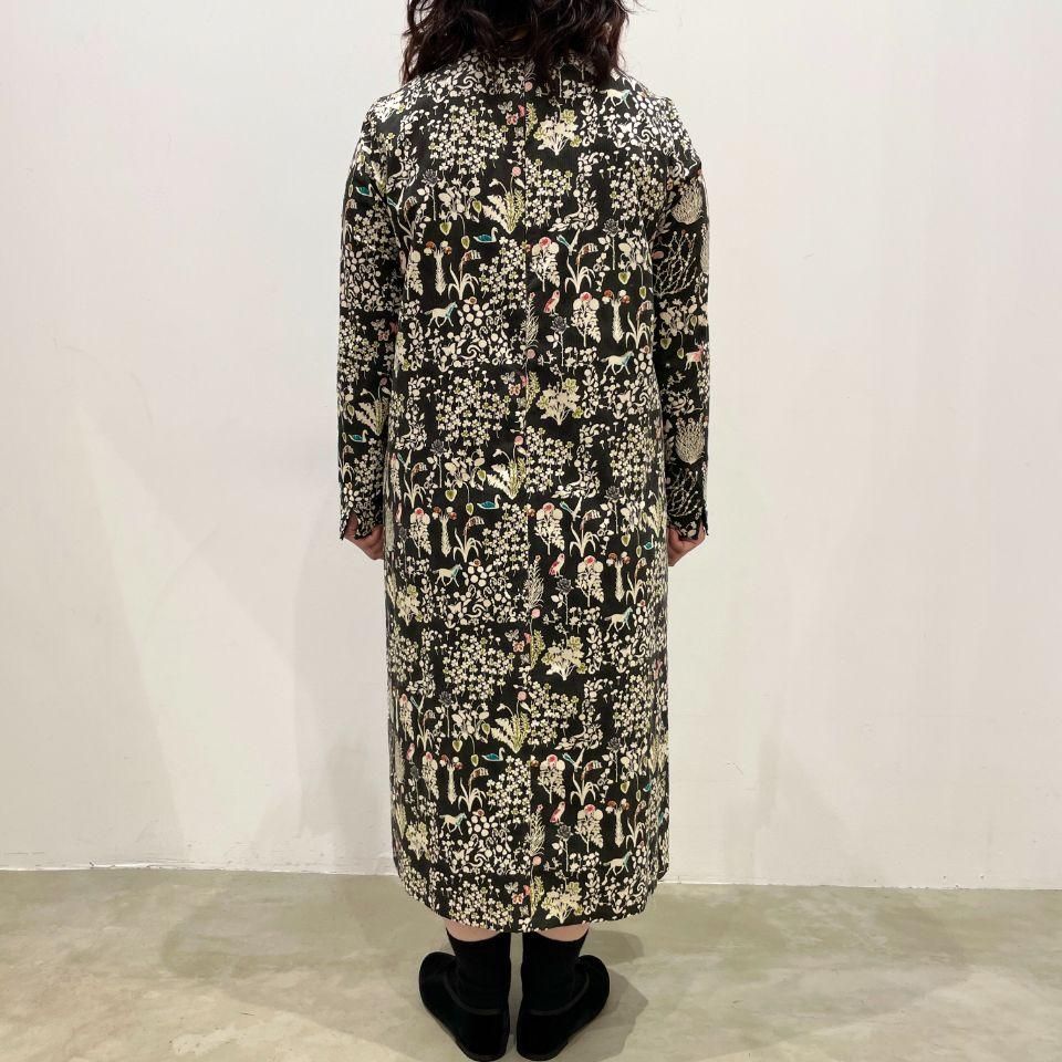J.sloaneリバティコーデュロイワンピース Yoshie 日本製 スミクロ J