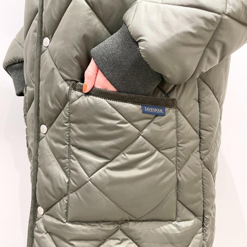 ロングベール　4m LAVENHAM｜ビッグキルト ロングライン フード コート “BIG QUILT