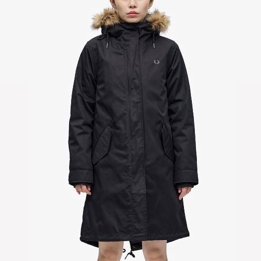 FRED PERRY - Womens Zip-In Liner Fishtail Parka (J6104) 正規取扱 