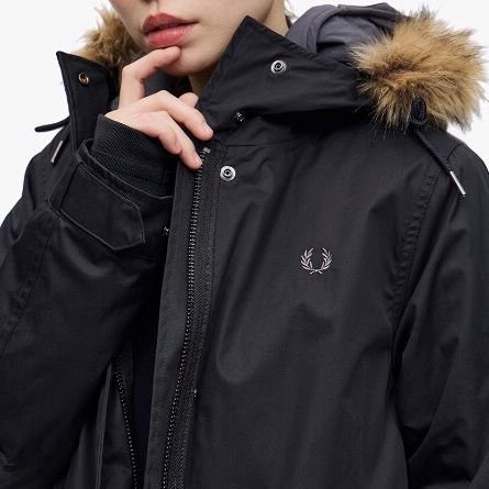 FRED PERRY - Womens Zip-In Liner Fishtail Parka (J6104) 正規取扱