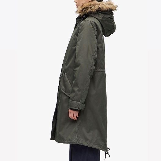 FRED PERRY - Womens Zip-In Liner Fishtail Parka (J6104) 正規 FRED PERRY - Womens Zip-In Liner Fishtail Parka (J6104) 正規