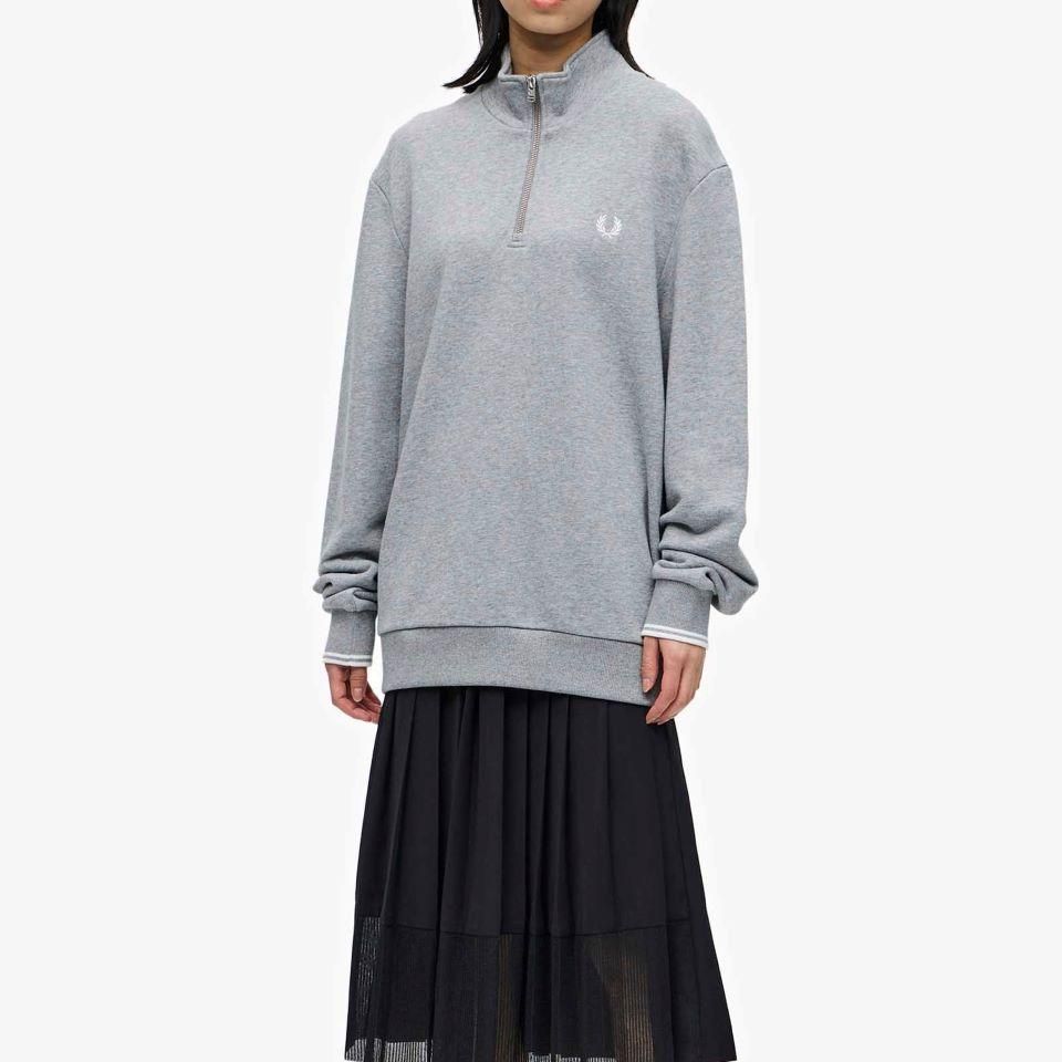 FRED PERRY - Half Zip Sweatshirt (M3574) 正規取扱商品 - Sheth