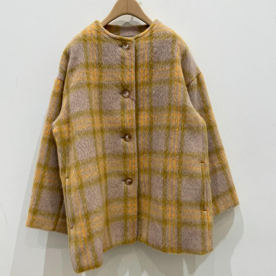 PONT DE CHALONS - シャギーノーカラーコート（22353715） - Sheth