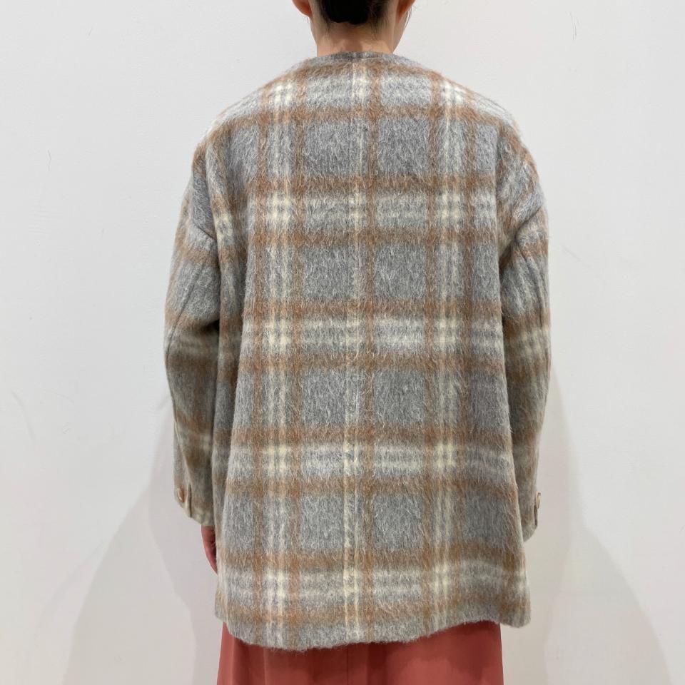 PONT DE CHALONS - シャギーノーカラーコート（22353715） - Sheth