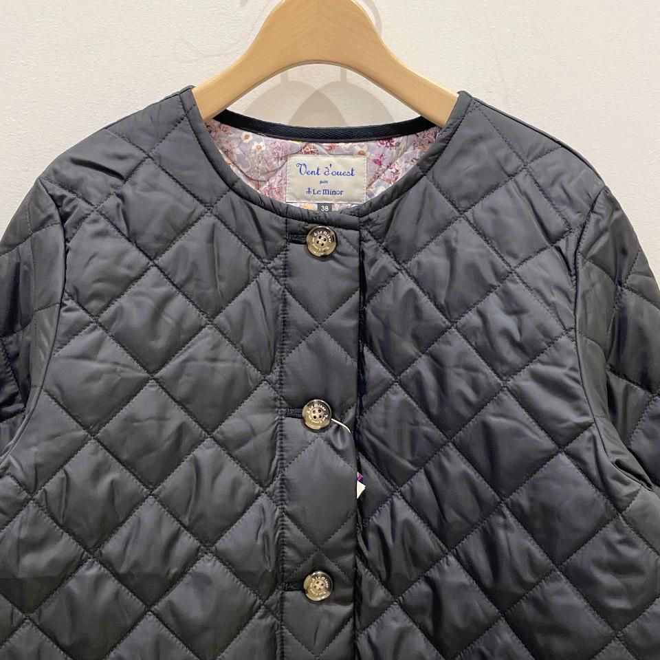 Le minor - 高密度タフタ リバティキルティングジャケット(EL35301)