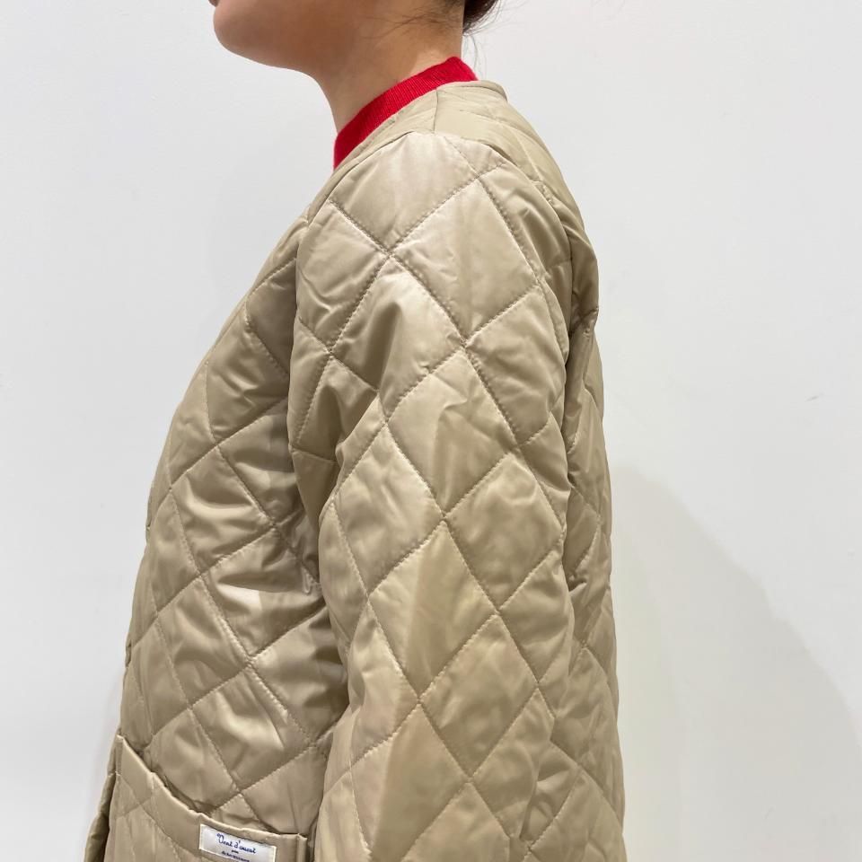 Le minor - 高密度タフタ リバティキルティングジャケット(EL35301)