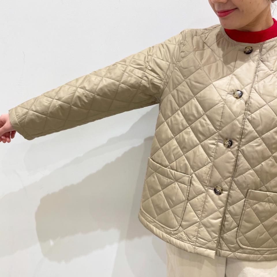 Le minor - 高密度タフタ リバティキルティングジャケット(EL35301)