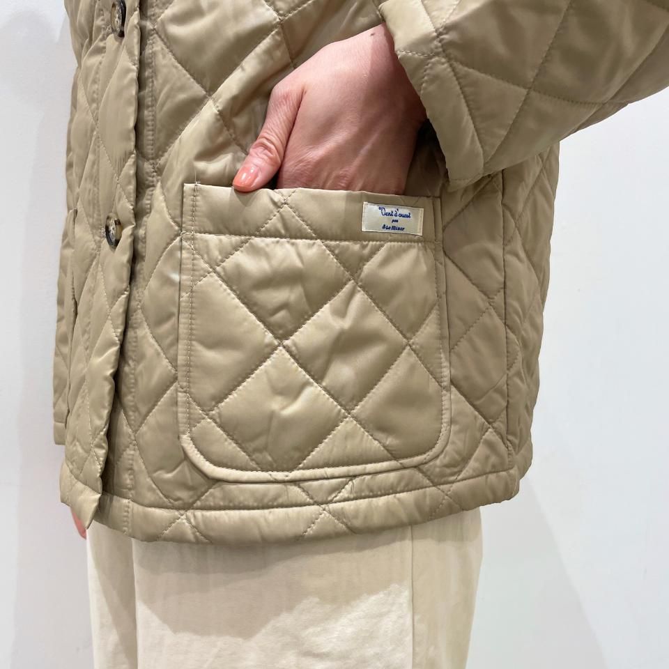 Le minor - 高密度タフタ リバティキルティングジャケット(EL35301)